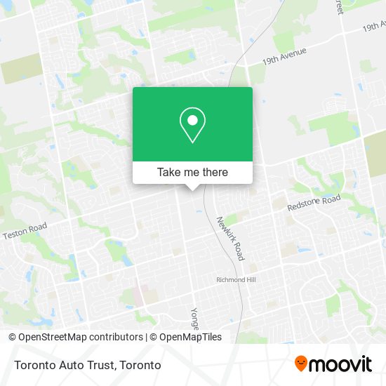 Toronto Auto Trust plan