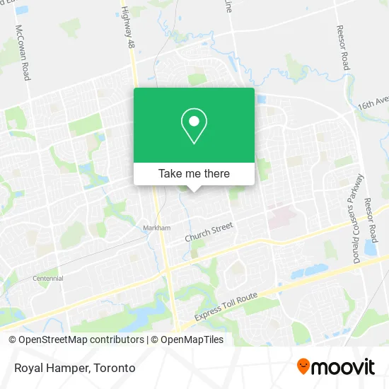 Royal Hamper map