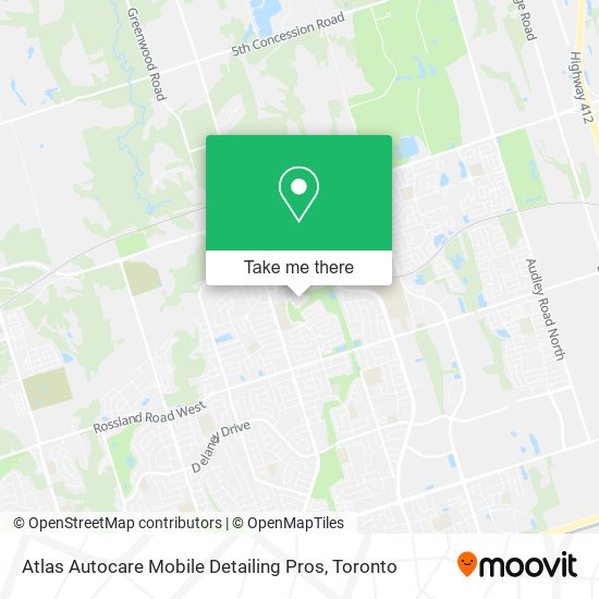 Atlas Autocare Mobile Detailing Pros map