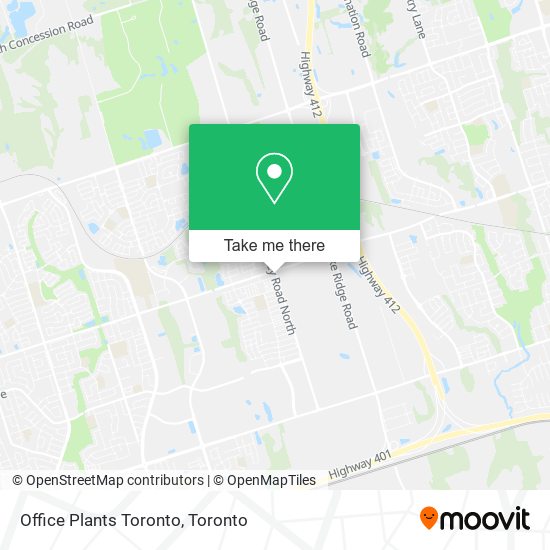 Office Plants Toronto plan