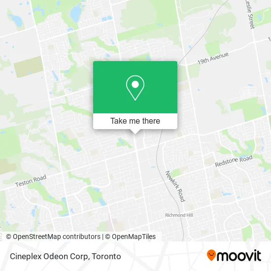 Cineplex Odeon Corp map