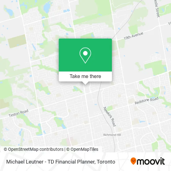 Michael Leutner - TD Financial Planner map
