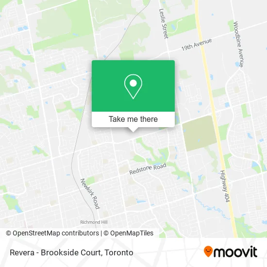 Revera - Brookside Court map