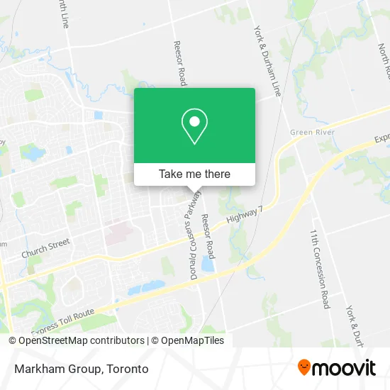 Markham Group map