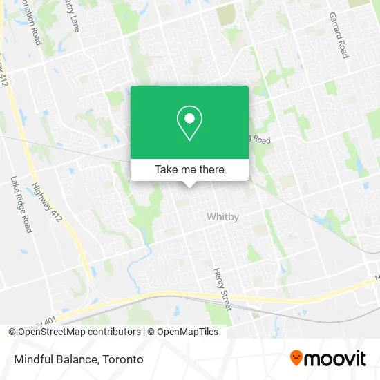 Mindful Balance map