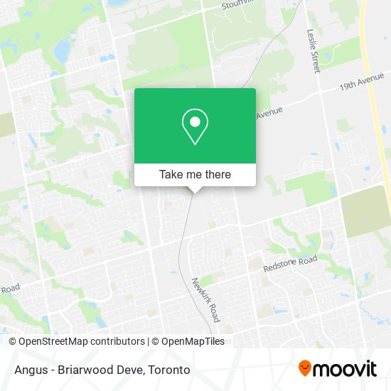 Angus - Briarwood Deve map