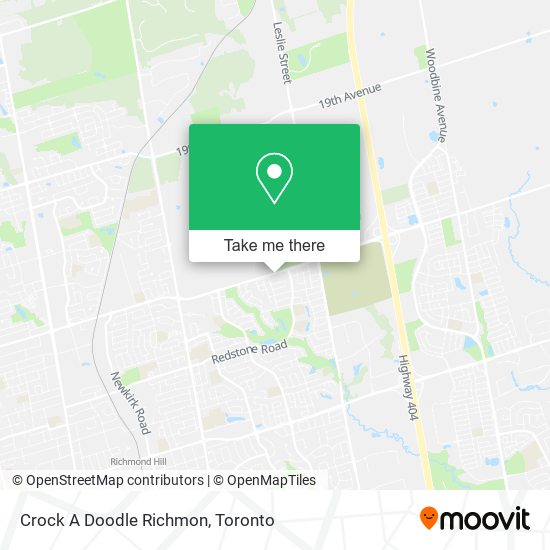 Crock A Doodle Richmon map