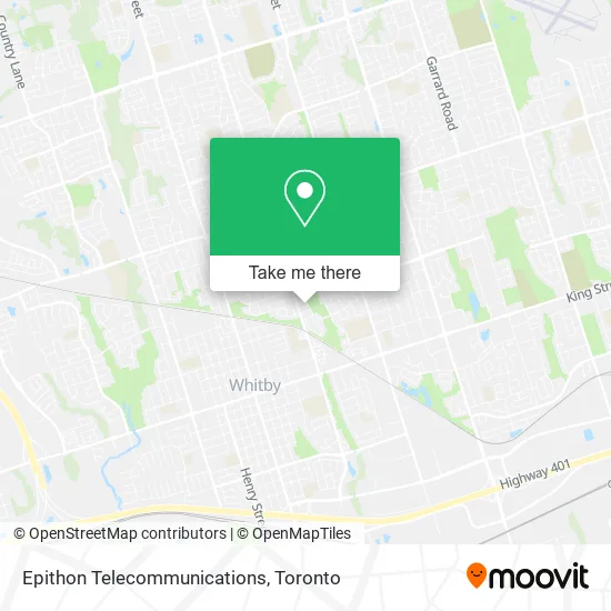 Epithon Telecommunications map