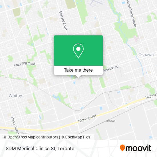 SDM Medical Clinics St map