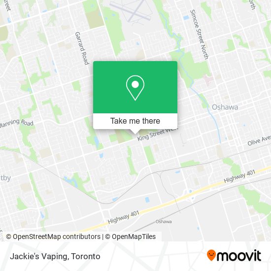 Jackie's Vaping map