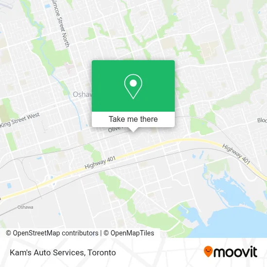 Kam's Auto Services map