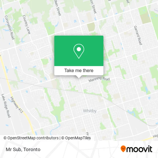 Mr Sub map