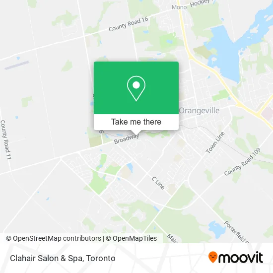 Clahair Salon & Spa map