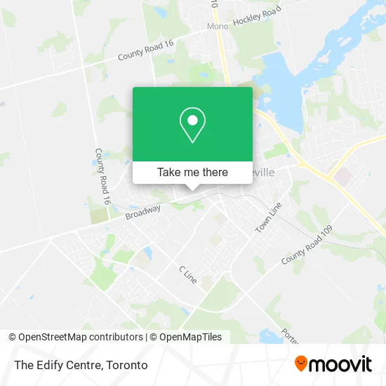 The Edify Centre map
