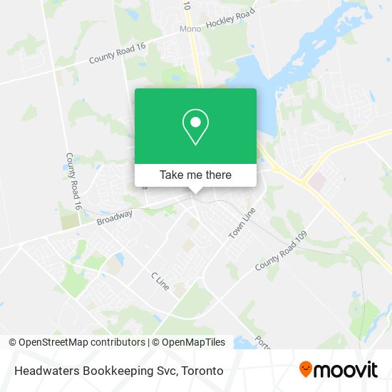 Headwaters Bookkeeping Svc map