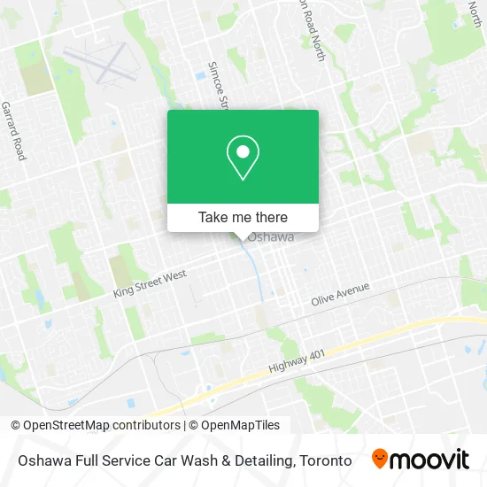 Oshawa Full Service Car Wash & Detailing map