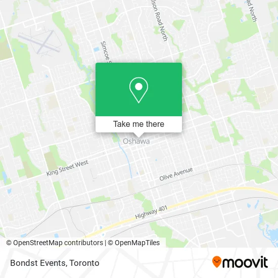 Bondst Events map