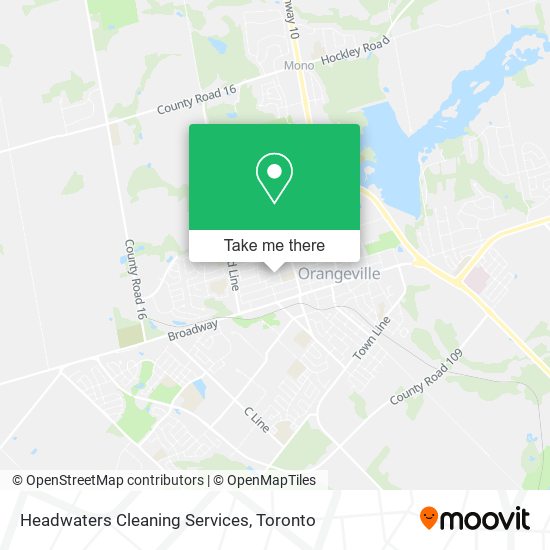 Headwaters Cleaning Services map