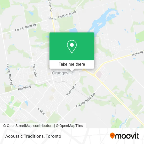 Acoustic Traditions map