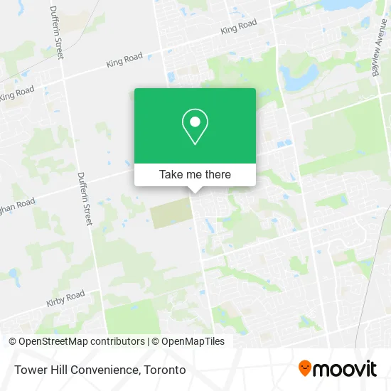 Tower Hill Convenience map