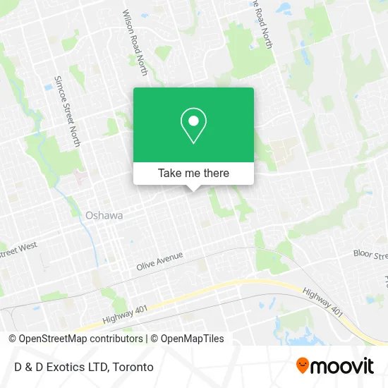 D & D Exotics LTD map