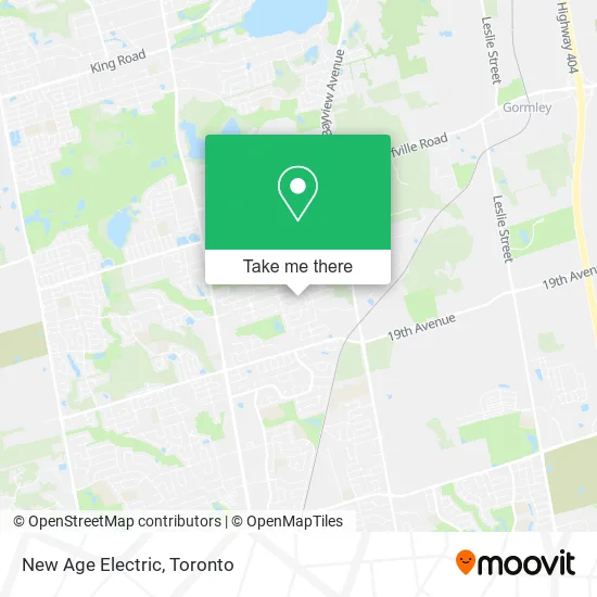 New Age Electric map