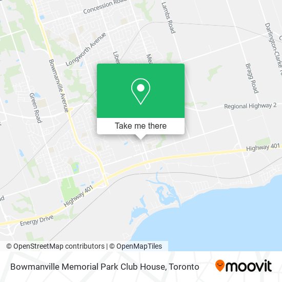 Bowmanville Memorial Park Club House plan