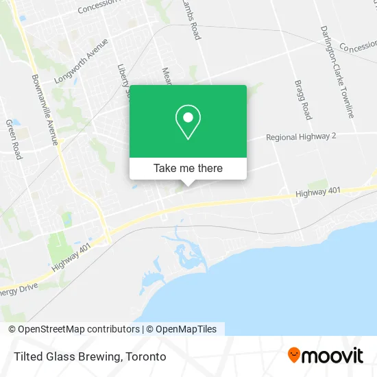 Tilted Glass Brewing map