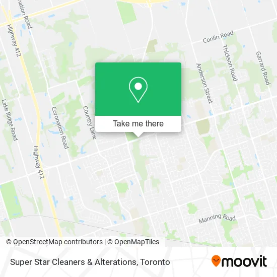Super Star Cleaners & Alterations map