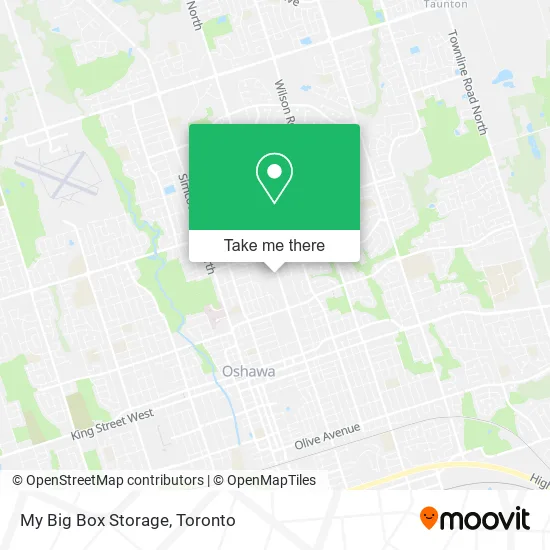 My Big Box Storage map