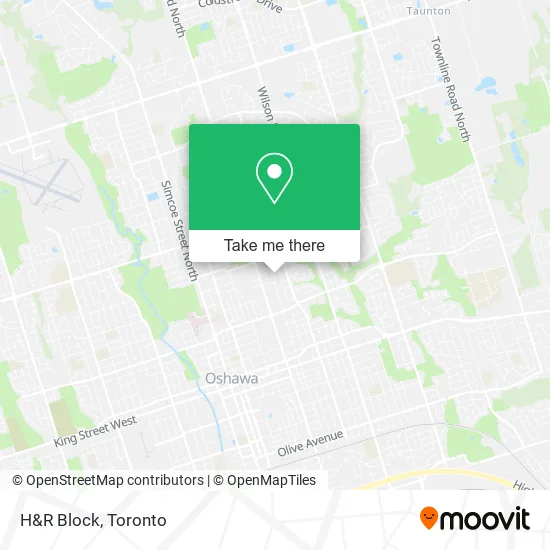 H&R Block map