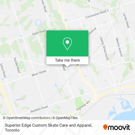 Superior Edge Custom Skate Care and Apparel map
