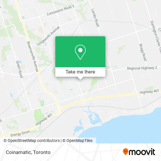 Coinamatic map