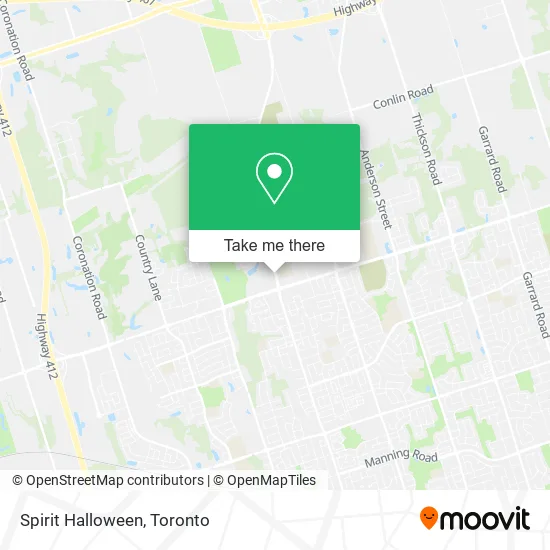 Spirit Halloween map