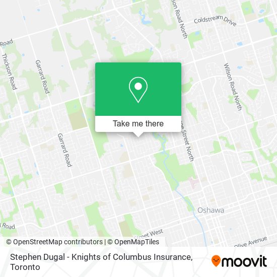 Stephen Dugal - Knights of Columbus Insurance map
