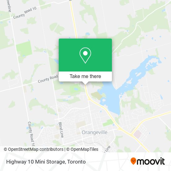 Highway 10 Mini Storage map