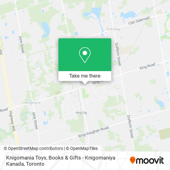 Knigomania Toys, Books & Gifts - Knigomaniya Kanada map