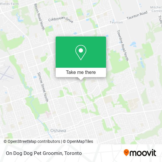 On Dog Dog Pet Groomin map