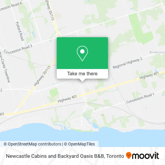 Newcastle Cabins and Backyard Oasis B&B plan