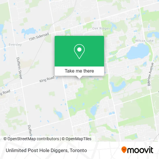 Unlimited Post Hole Diggers map