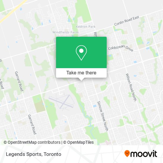 Legends Sports map