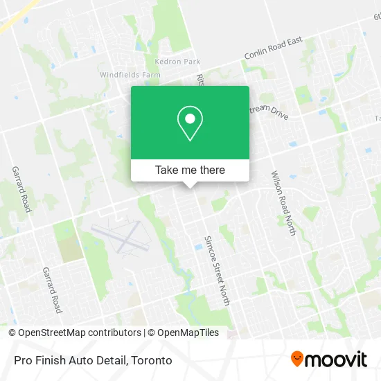 Pro Finish Auto Detail map
