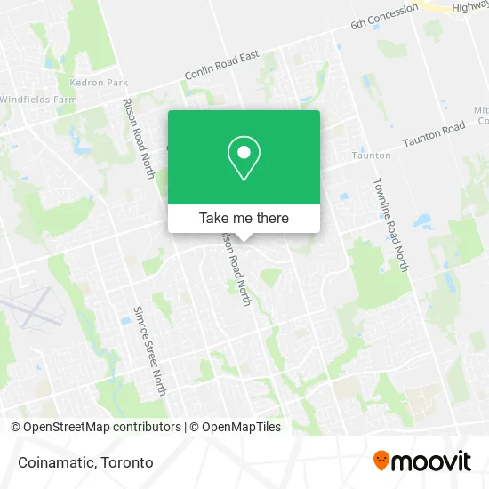 Coinamatic map