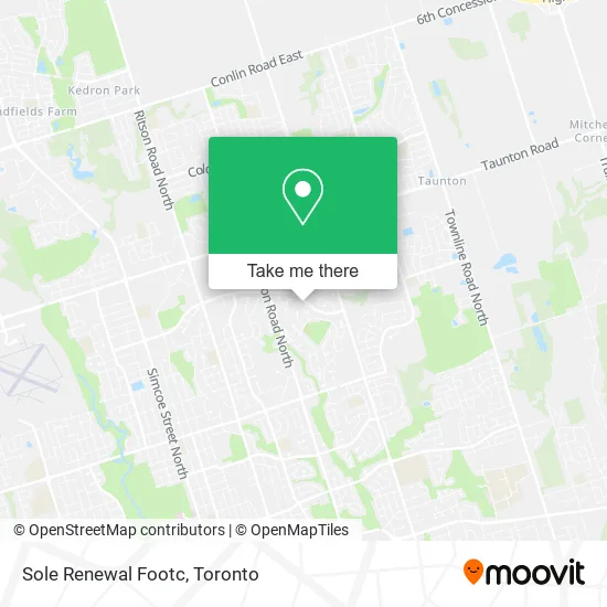 Sole Renewal Footc map