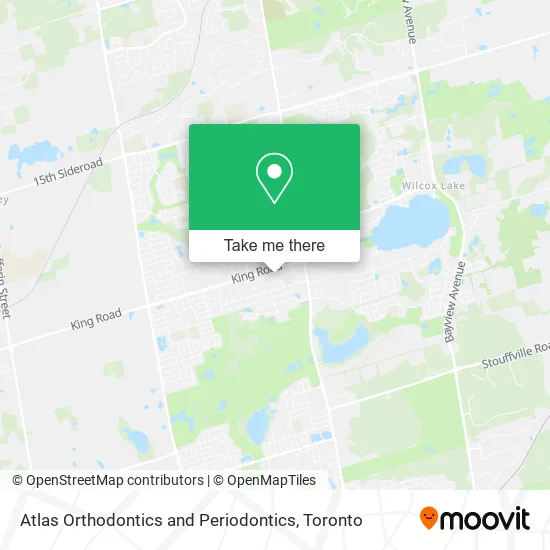 Atlas Orthodontics and Periodontics map