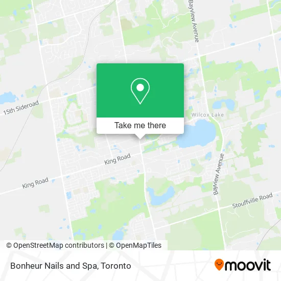 Bonheur Nails and Spa map