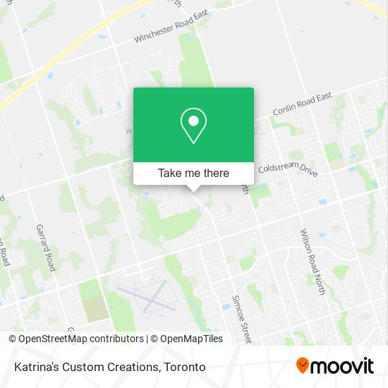 Katrina's Custom Creations map