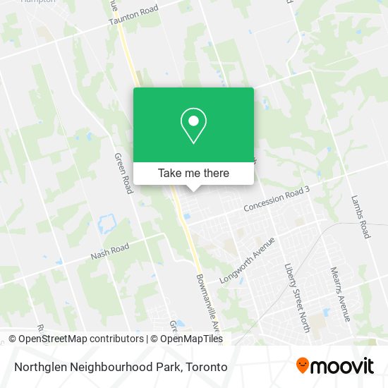 Northglen Neighbourhood Park plan