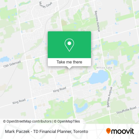 Mark Paczek - TD Financial Planner plan