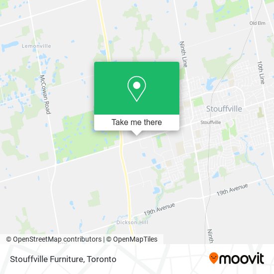 Stouffville Furniture map
